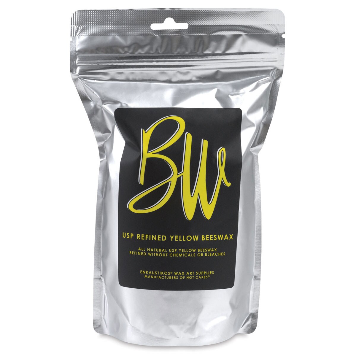 Enkaustikos U.S. Pharmaceutical Grade Beeswax - Yellow, 16 oz bag