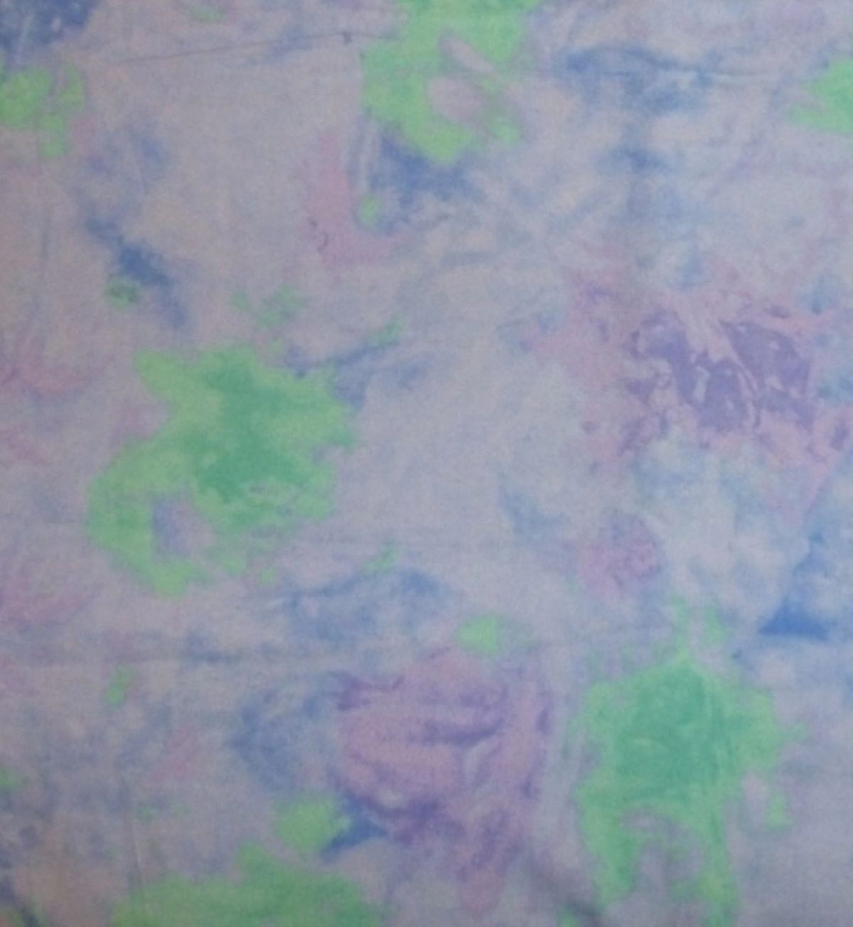 Tye Dye Flannel Fabric Blue Green and Lavenders
