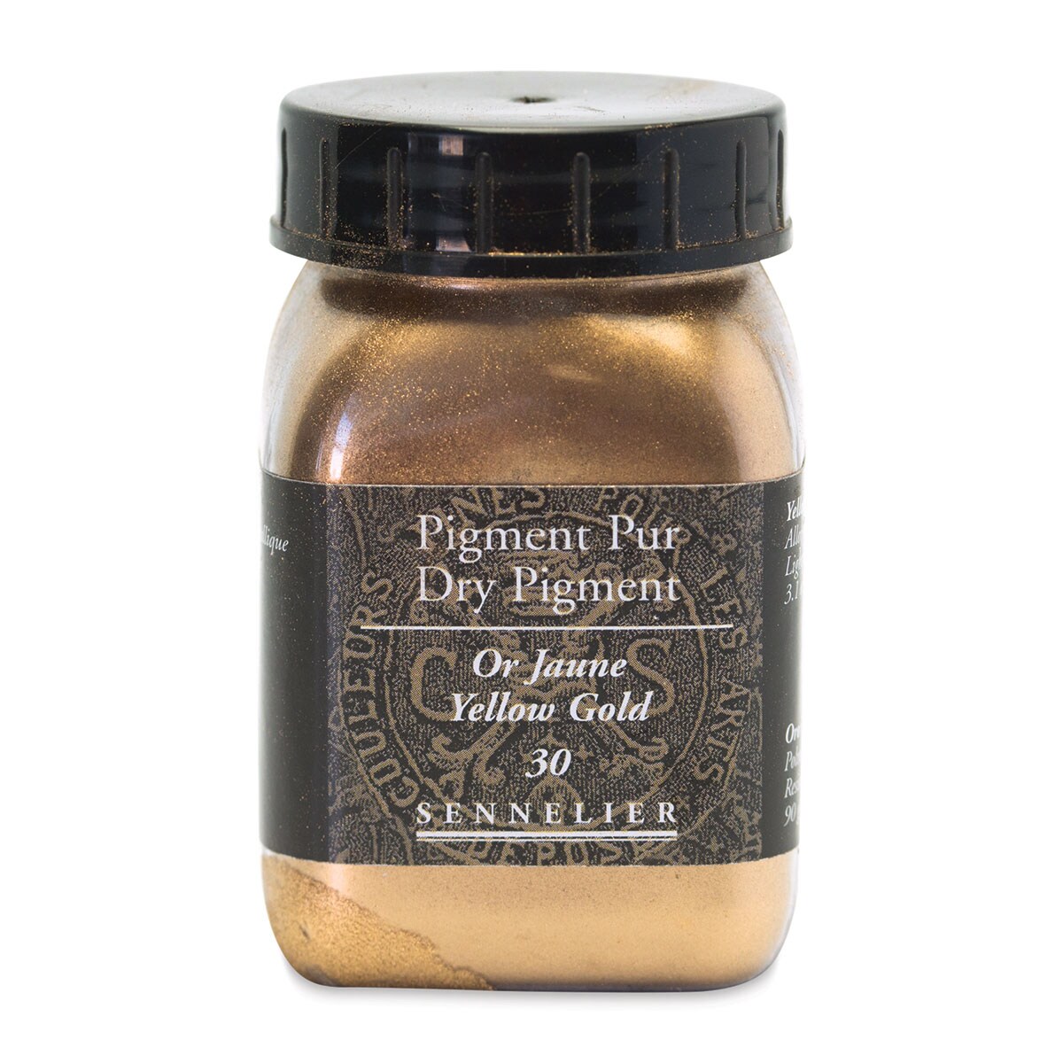 Sennelier Dry Pigment - Yellow Gold, 90 g jar