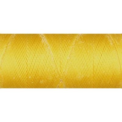 C-Lon Micro Bead Cord (Tex 70), Golden Yellow - 0.12mm, 100 Yard Spool