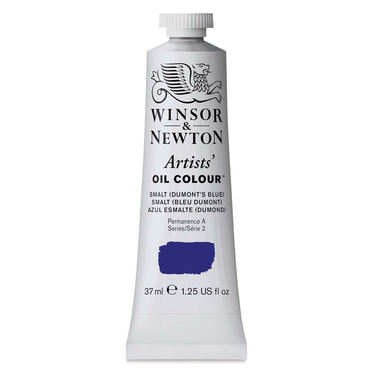 Winsor &#x26; Newton Artists&#x27; Oil Color - Smalt (Dumont&#x27;s Blue), 37 ml tube