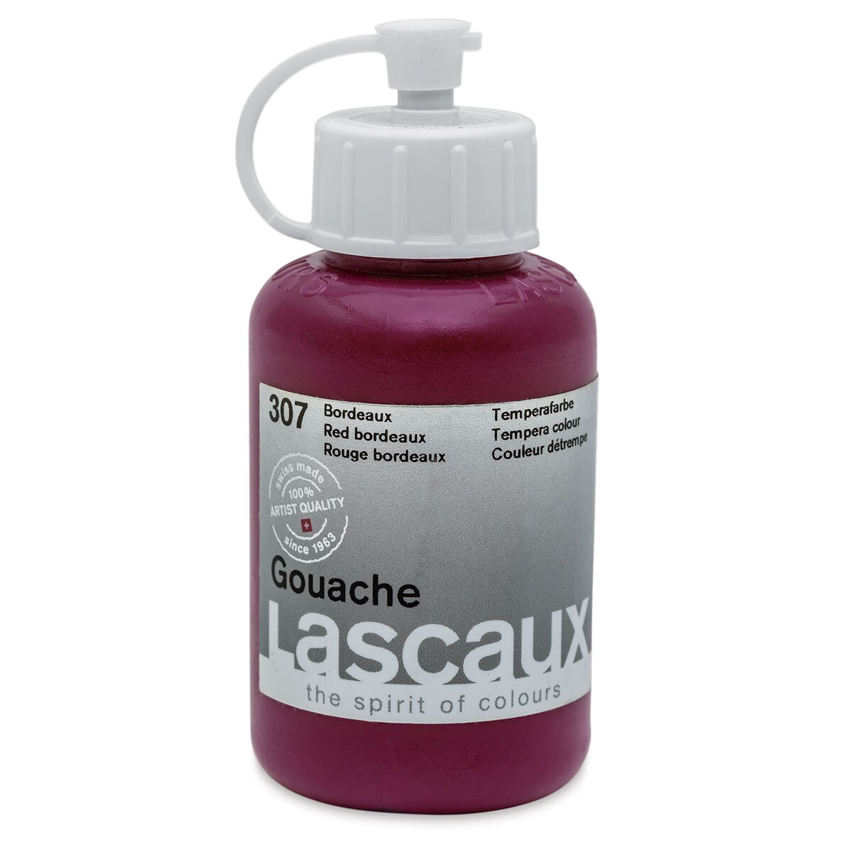 Lascaux Acrylic Gouache - Bordeaux Red, 85 ml bottle