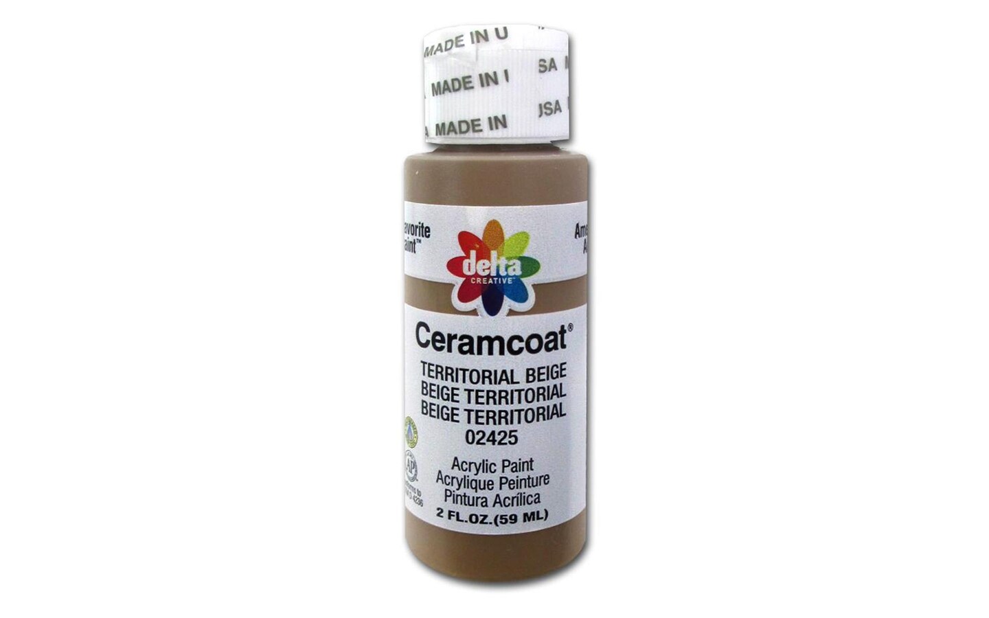 Delta Ceramcoat Acrylic 2oz Territorial Beige