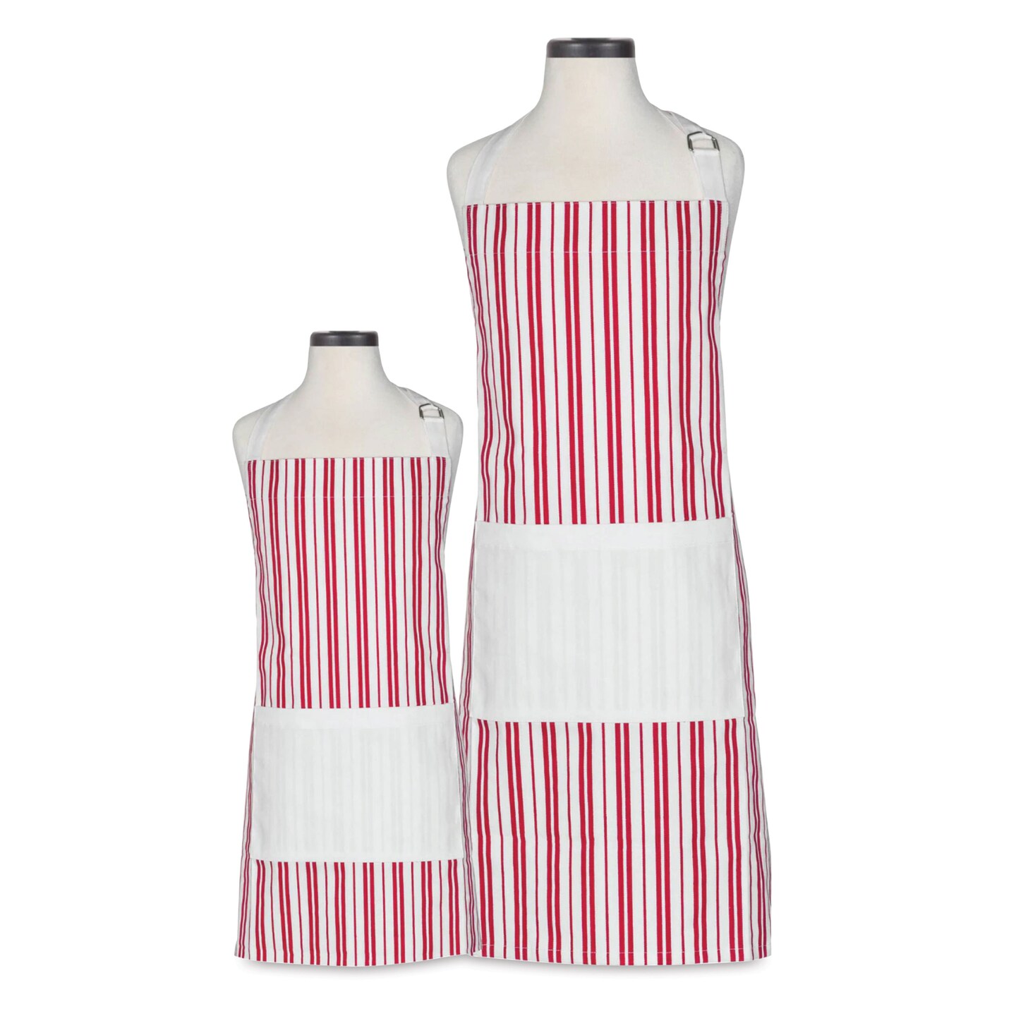 Handstand Kitchen Adult and Youth Apron Boxed Set - Classic Striped