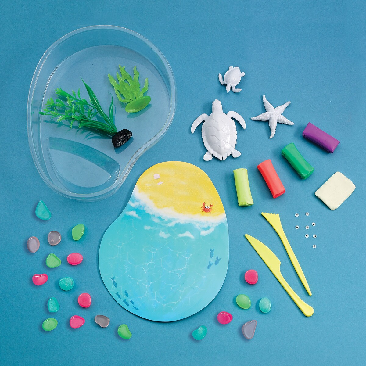 Creativity for Kids Glow in the Dark Turtle Lagoon Set