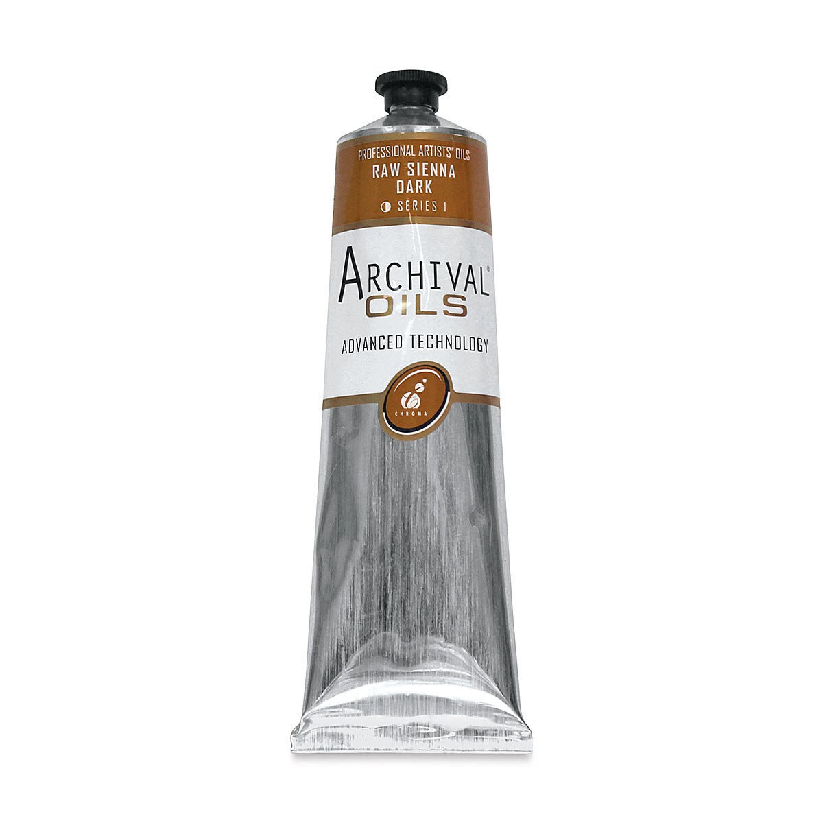 Chroma Archival Oil Color - Raw Sienna Dark, 120 ml tube