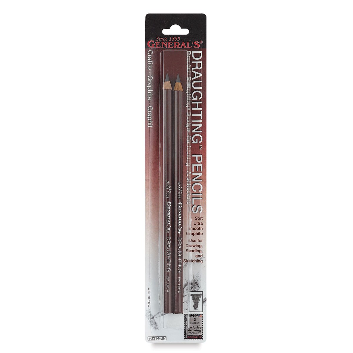 General&#x27;s Draughting Pencil - Pack of 2