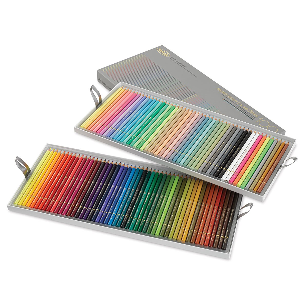 Holbein Artists' Colored Pencils - Assorted Tones, Set of 100 ...