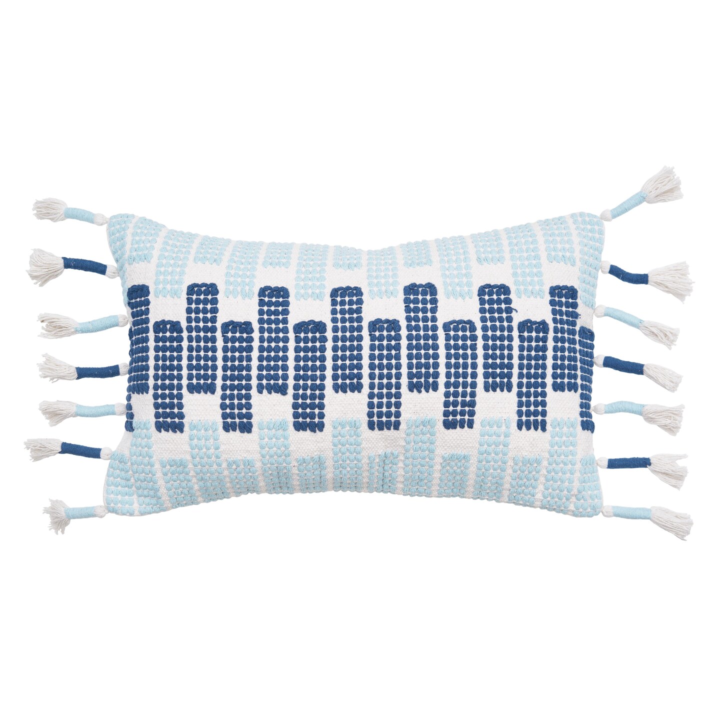 Bethel Hand Woven Geometric Cotton Decorative Throw Pillow