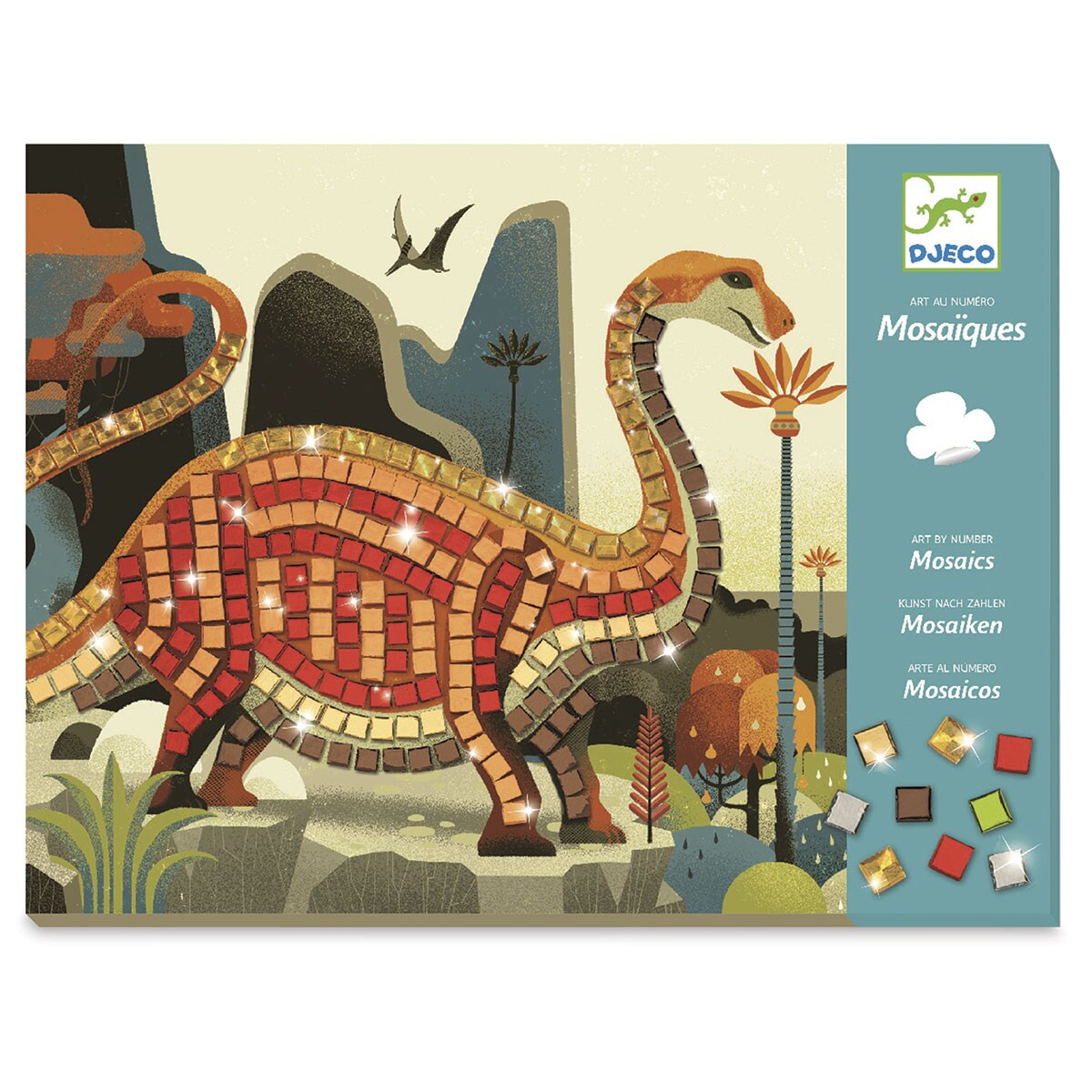 Djeco Mosaics Kit - Dinosaurs