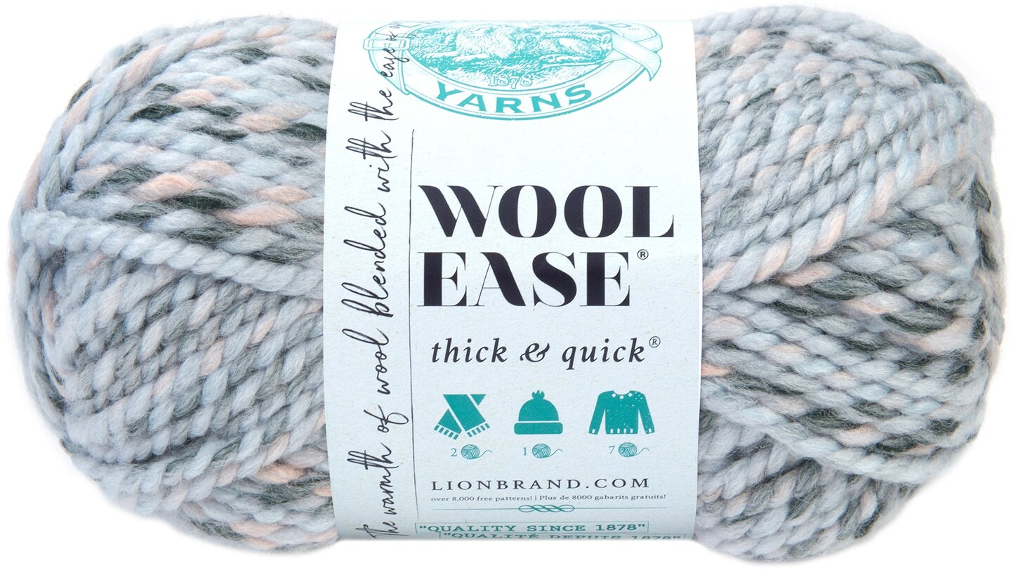 Lion Brand Wool-Ease Thick & Quick Yarn Arctic Ice