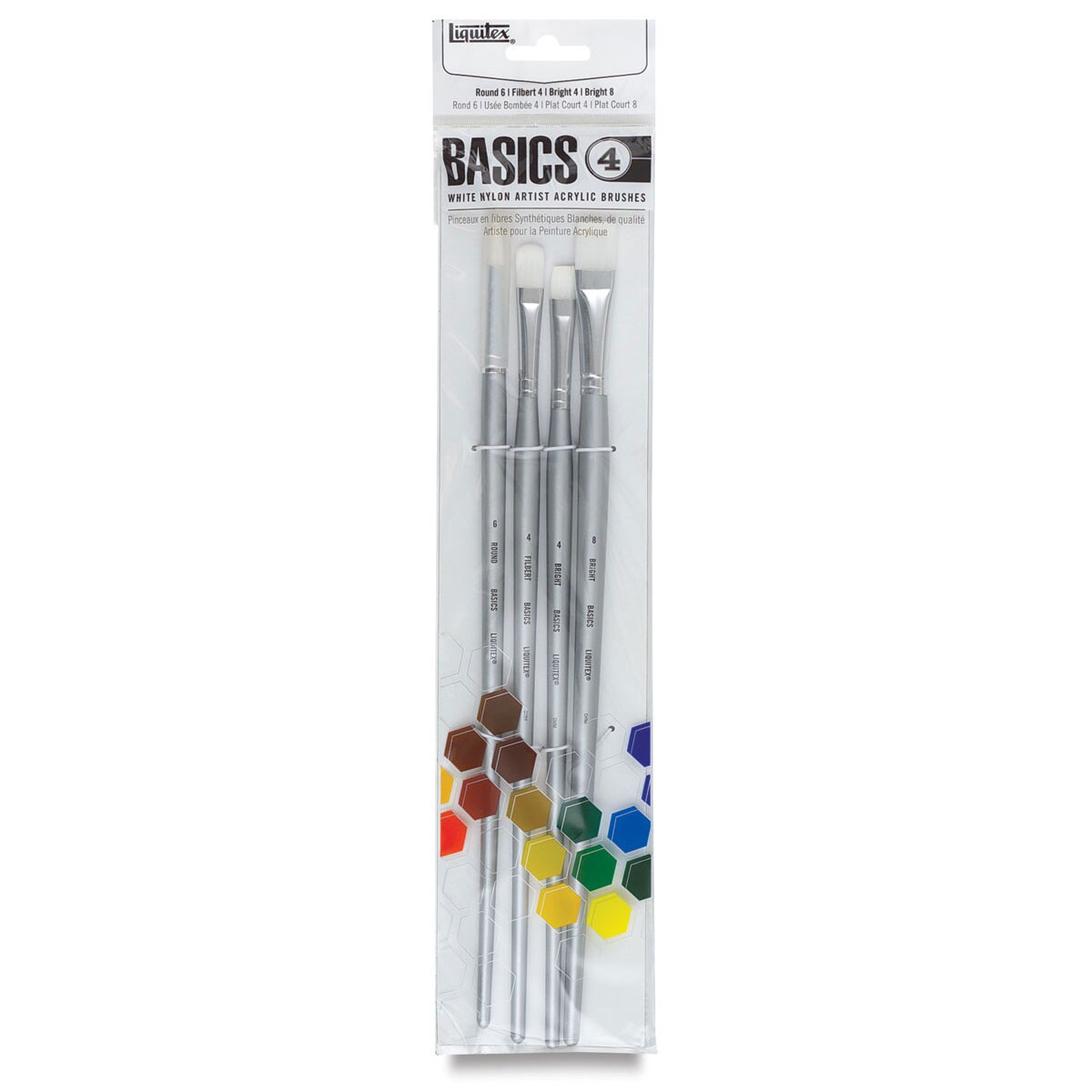 Liquitex Basics Synthetic Brushes - Set of 4