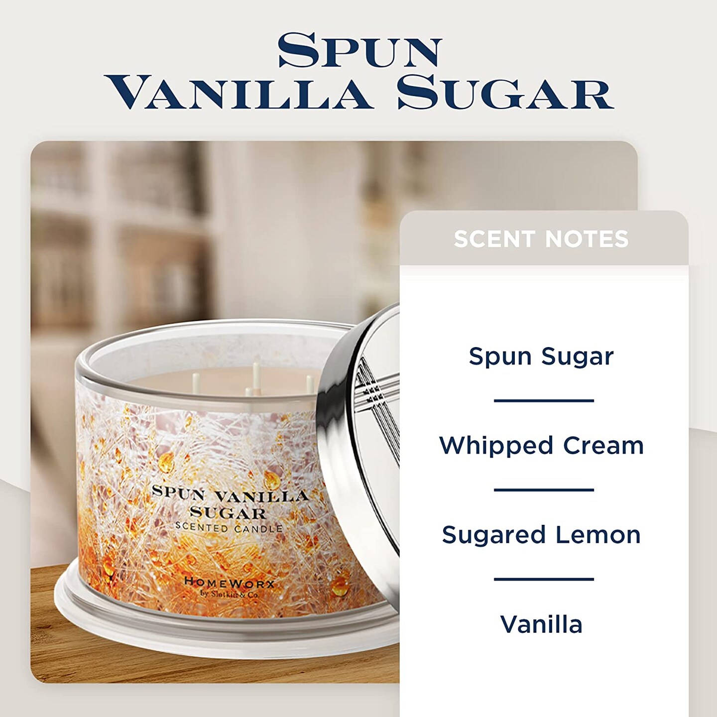 Spun Vanilla Sugar Candle Michaels