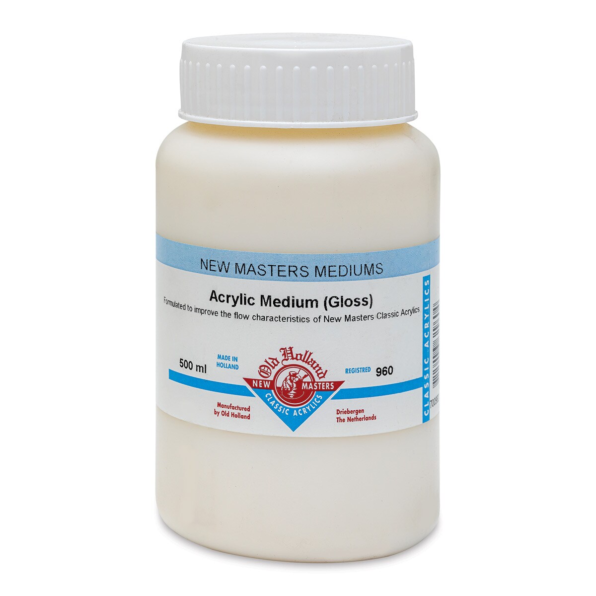 Old Holland New Masters Acrylic Medium - Gloss, 500 ml jar