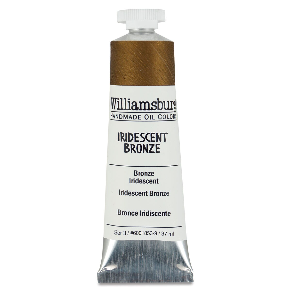 Williamsburg Handmade Oil Paint - Iridescent Bronze, 37 ml tube