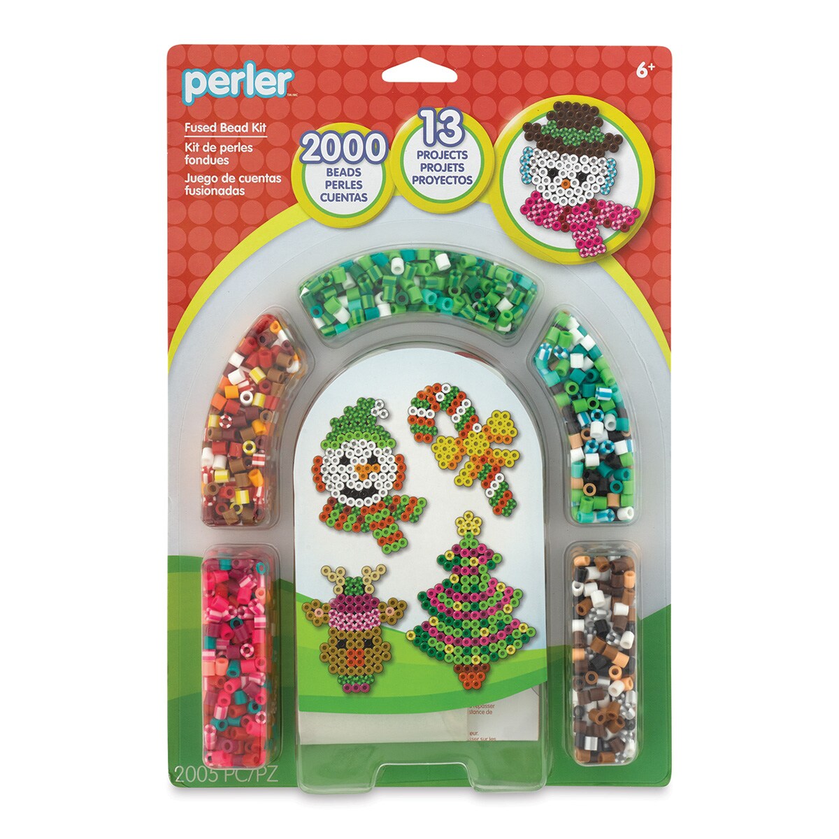 Perler Christmas Patterns Fused Bead Kit Michaels