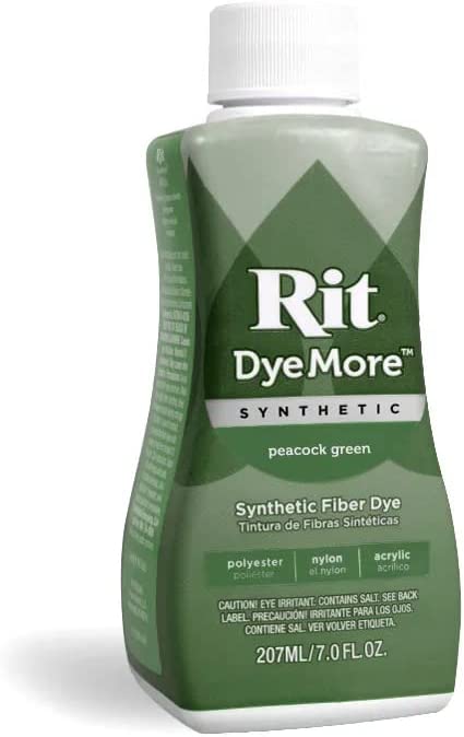 Synthetic Rit Dye More Liquid Fabric Dye Peacock Green, Pixiss Rit