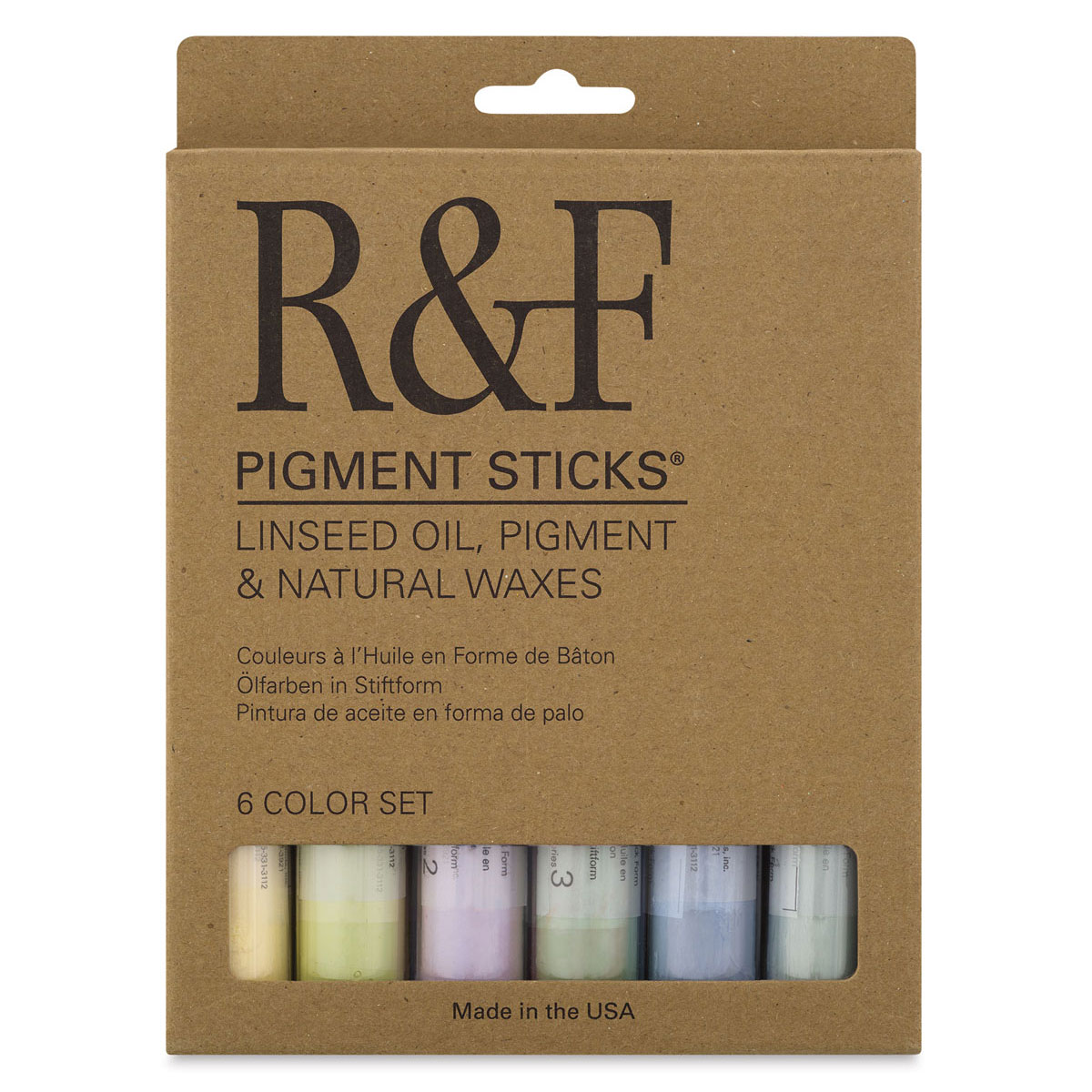 R&#x26;F Pigment Sticks - Chromatic Tones Set