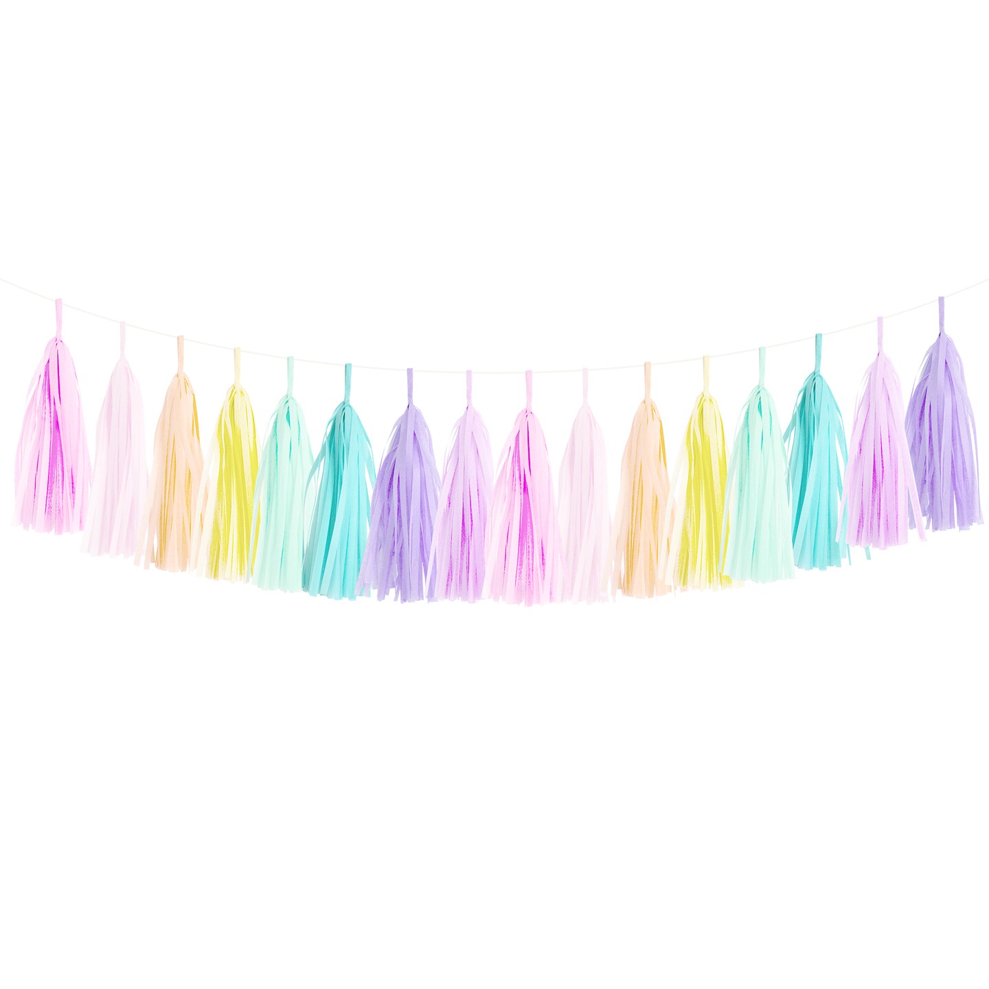 Tassel Garland Kit - Pastel Rainbow