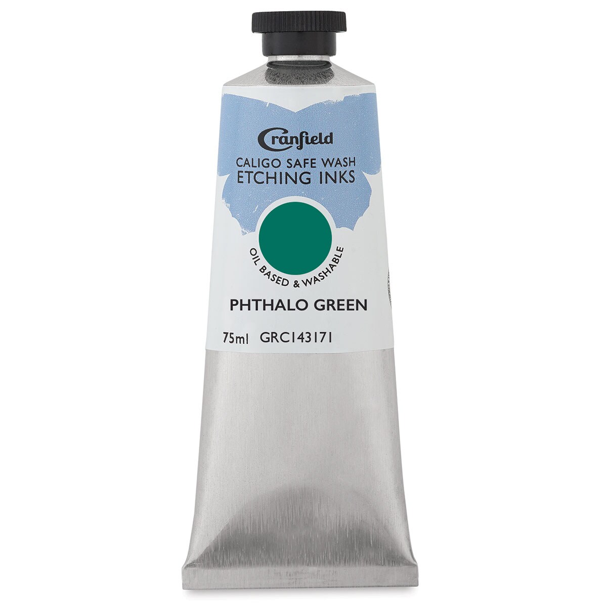 Cranfield Caligo Safe Wash Etching Ink - Phthalo Green, 75 ml Tube