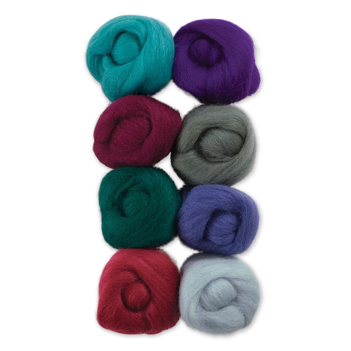 Wistyria Editions 100% Wool Roving - Vintage, Pkg of 8