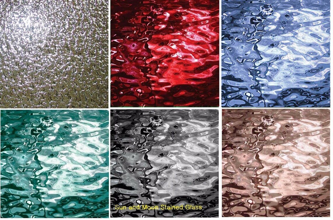 Mosaic tile or Stained Glass Sheet - Spectrum Silvercoat Variety Pack (6 sheets)