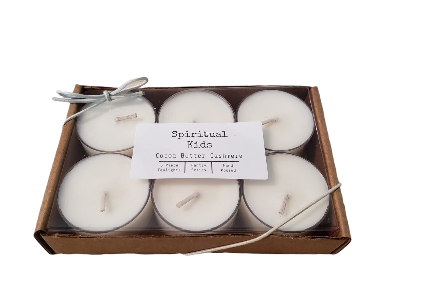 Cocoa Butter Cashmere Soy Tealights 6ct Hand Poured with All Natural Soy Wax and Fragrant/ Essential Oils!