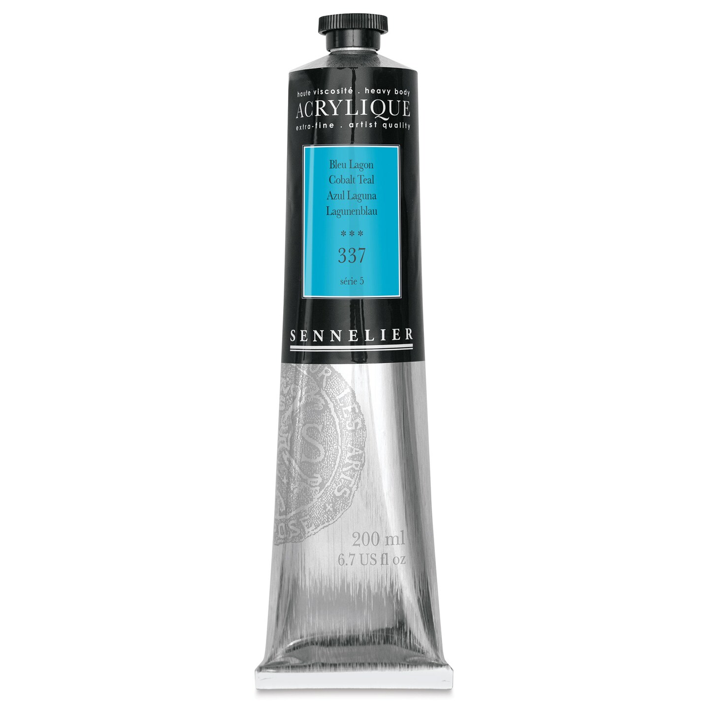Sennelier Extra-Fine Artist Acryliques - Cobalt Teal, 200 ml tube
