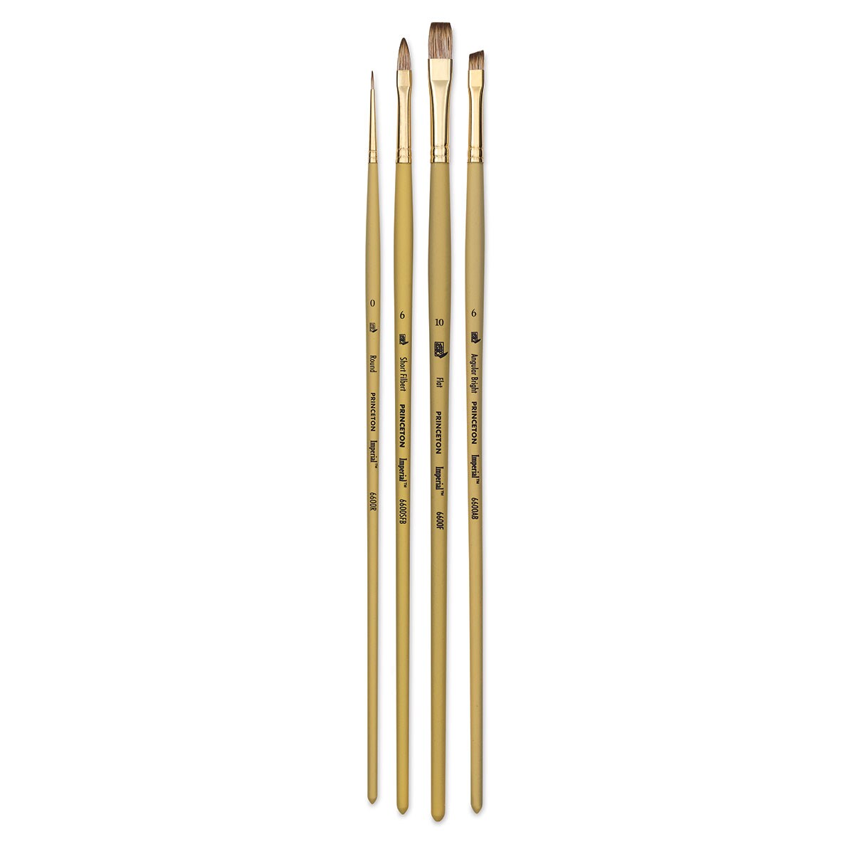 Princeton Imperial Series 6600 Synthetic Mongoose Brushes - Set of 4