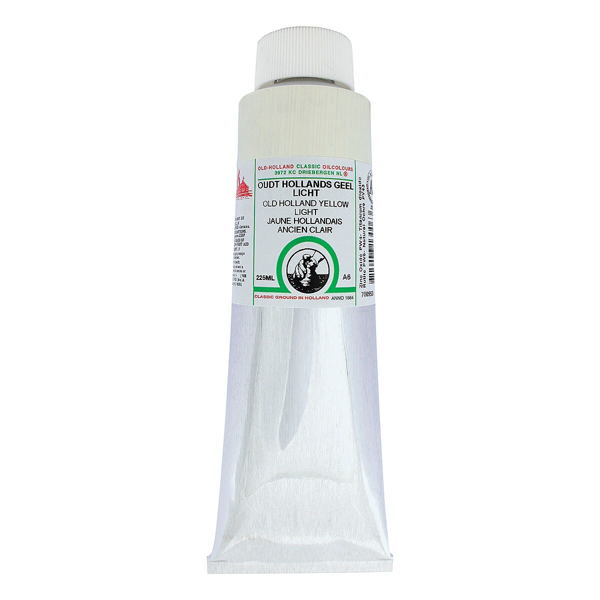 Old Holland Classic Oil Color - Old Holland Yellow Light, 225 ml tube