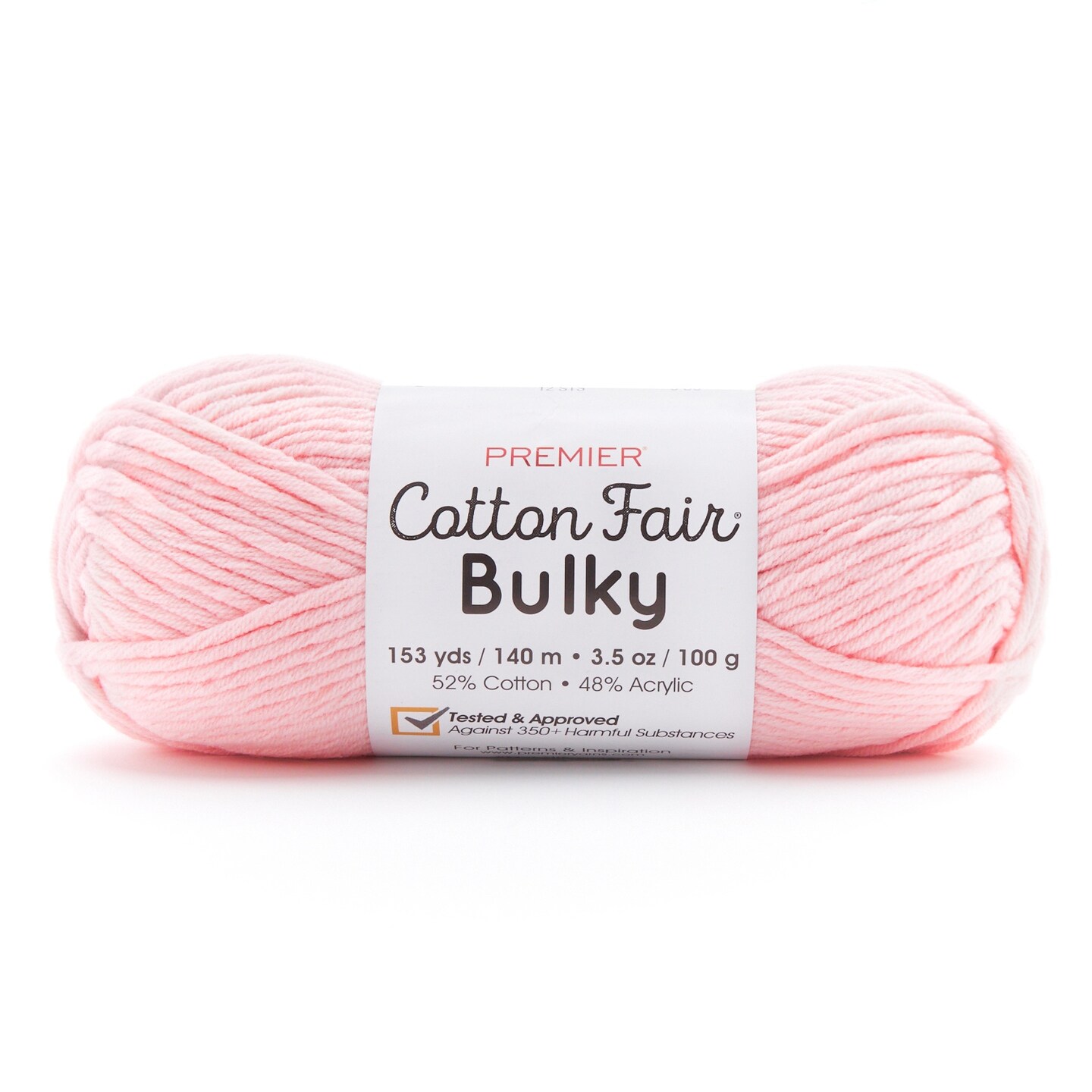 Premier Cotton Fair Bulky Yarn-Ballet Pink