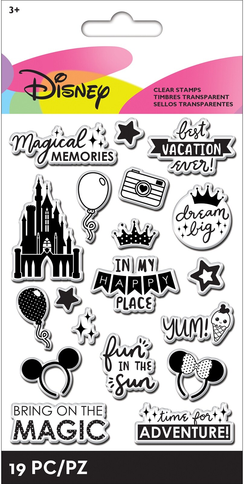EK Disney Clear Stamps-Words