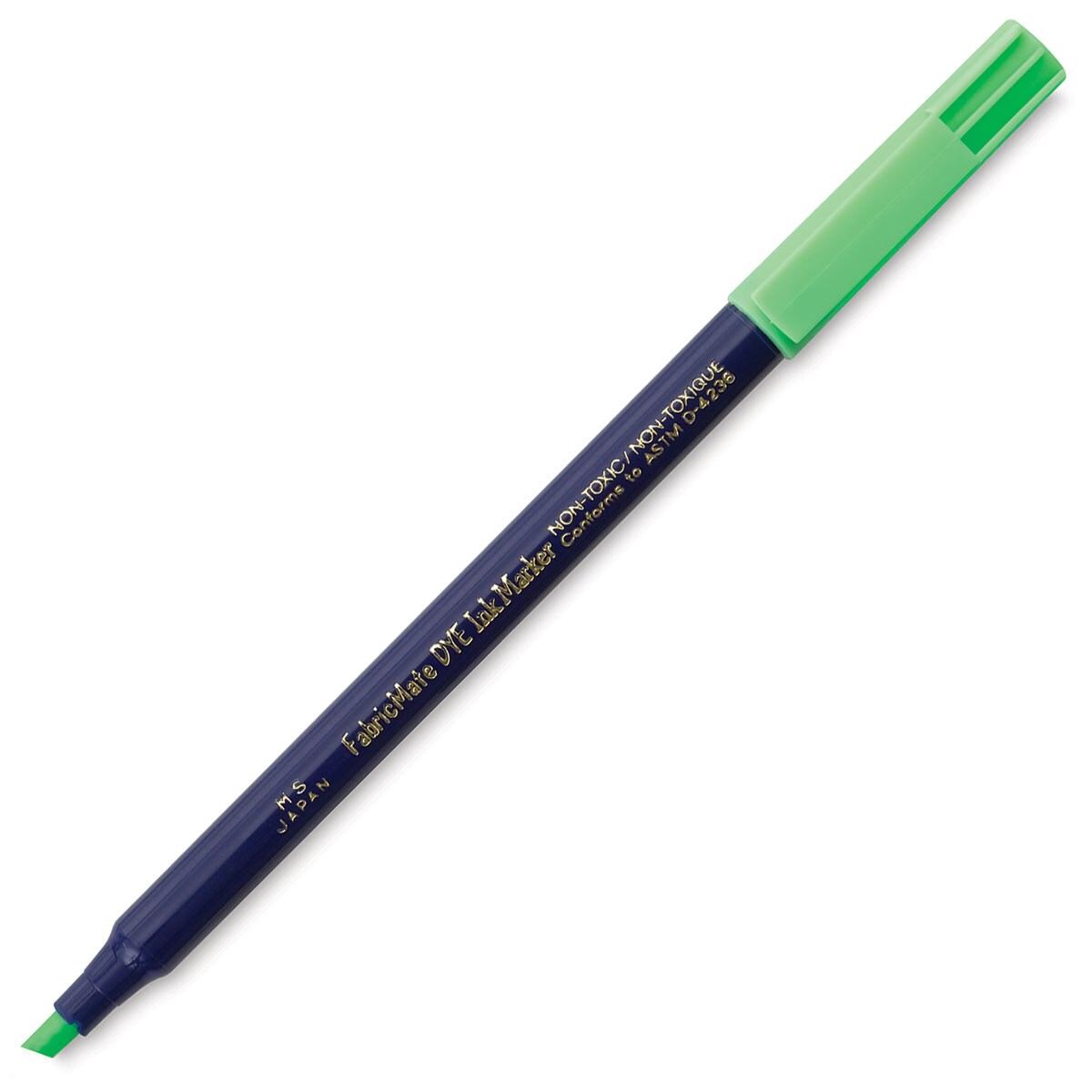 Yasutomo FabricMate DYE Ink Marker - Lime Squeeze, Chisel Tip, Marker