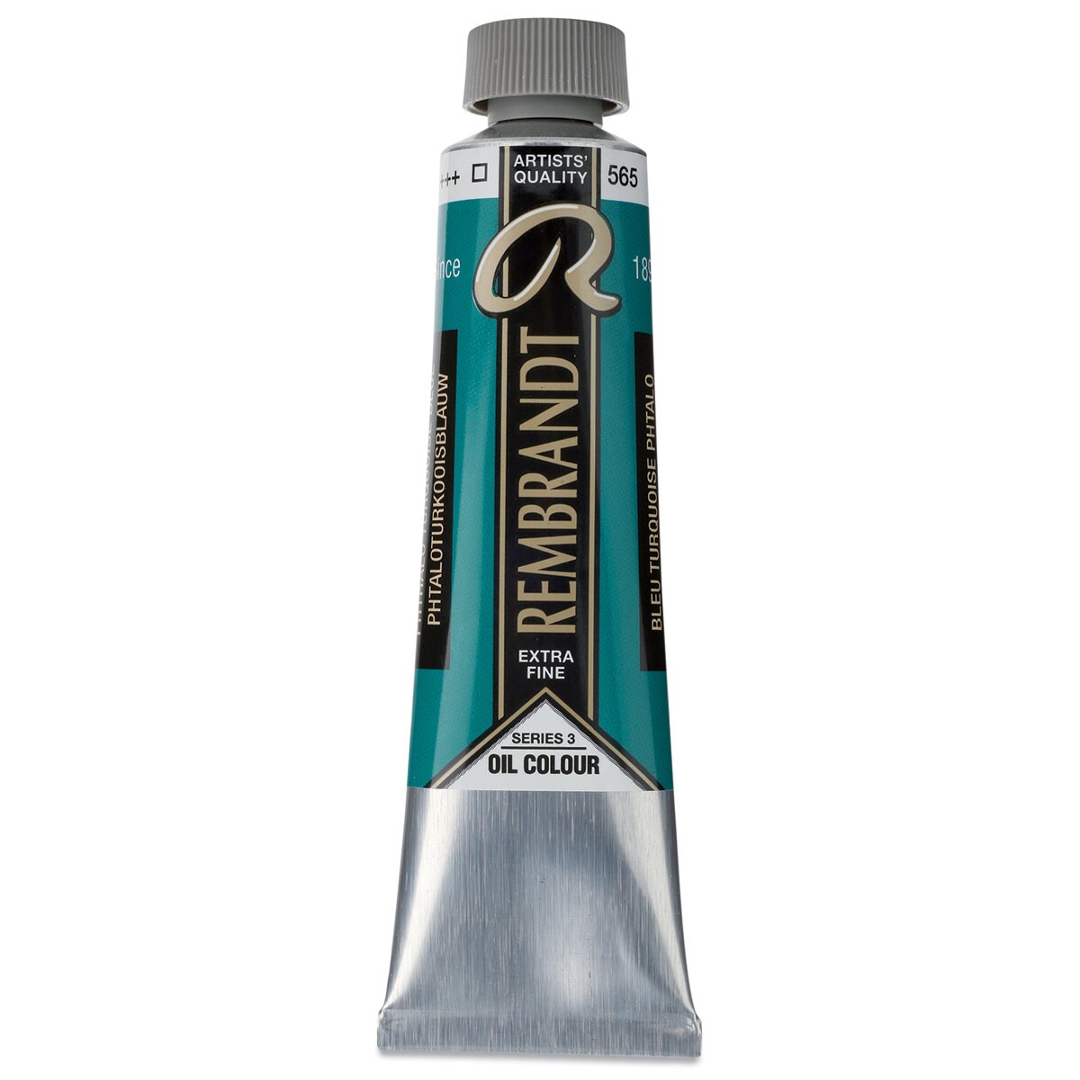 Rembrandt Artists' Oil Color - Phthalo Turquoise Blue, 40 ml tube