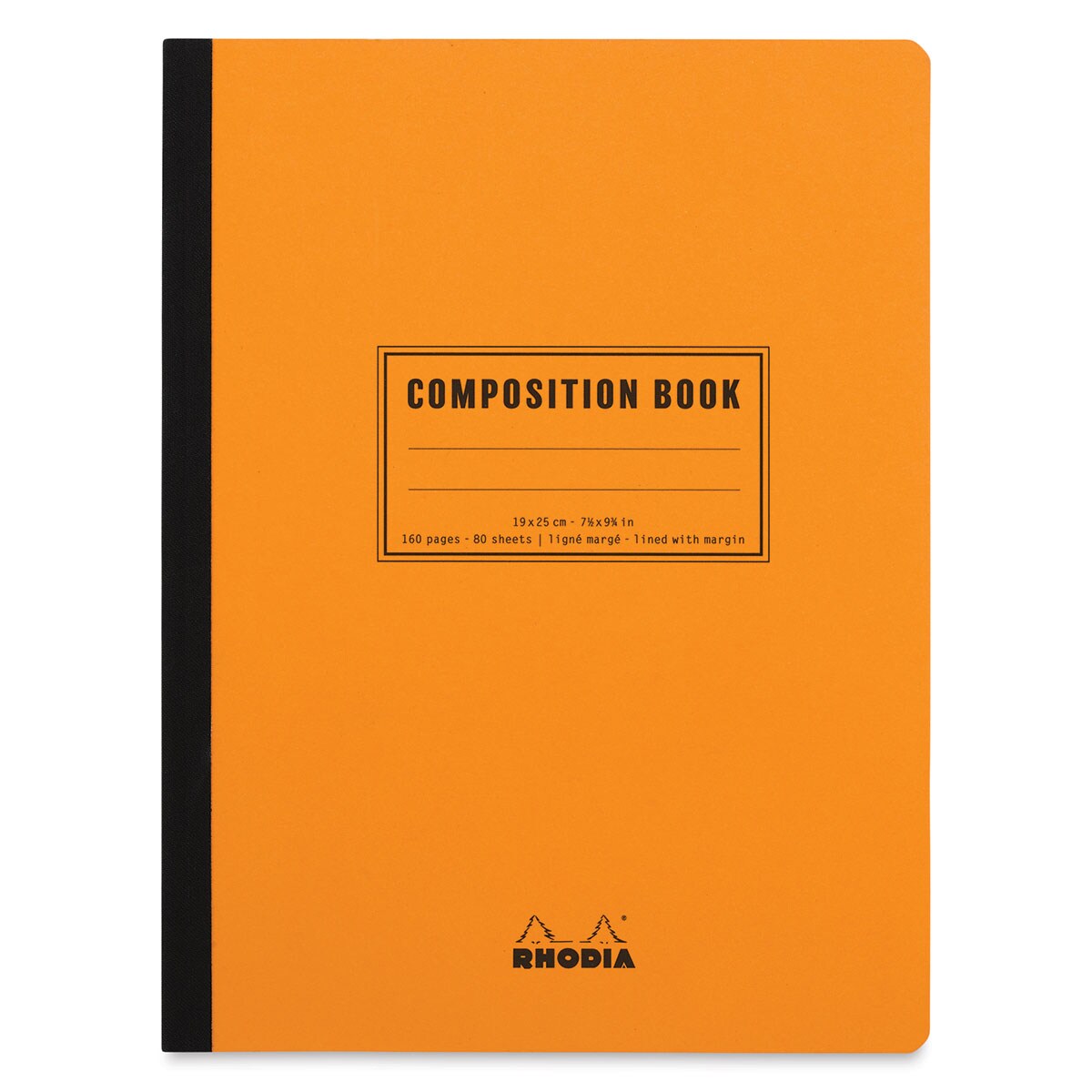 Rhodia Composition Book - Orange, 9-7/8&#x22; x 7-1/2&#x22;, 80 Sheets