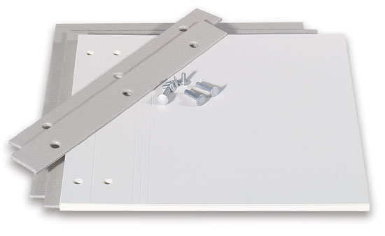 Lineco Just the Pieces Album Kit - 9 3/4&#x22; x 11&#x22;, Ivory, Post Bound