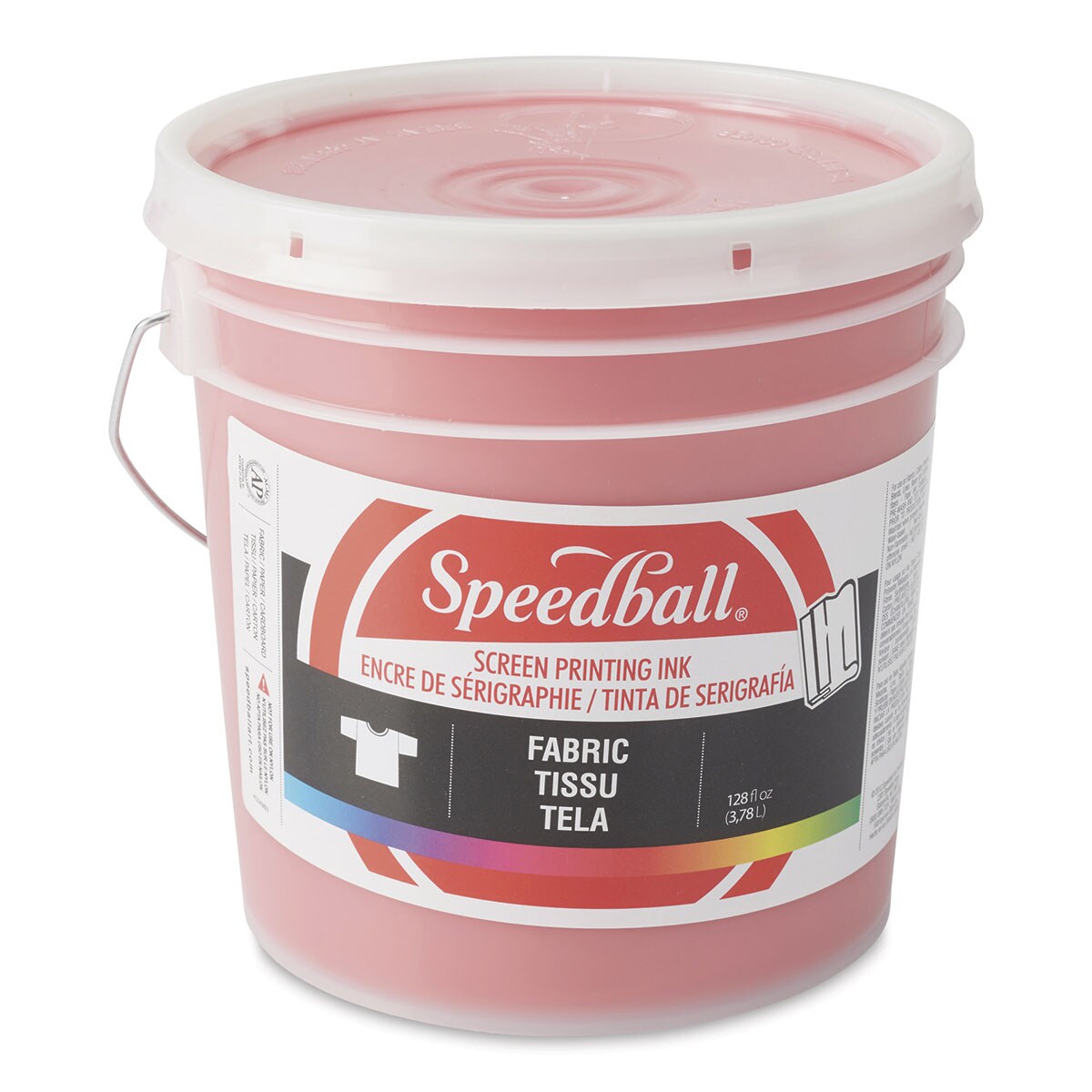 Speedball Fabric Screen Printing Ink Red, 128 oz, Bucket Michaels