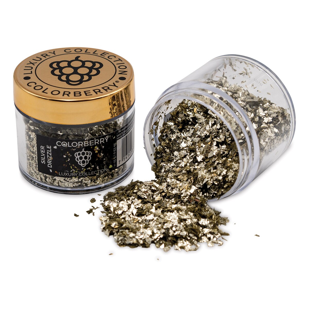 Colorberry Luxury Collection Resin Additive - Silver Drizzle, 15 g, Jar