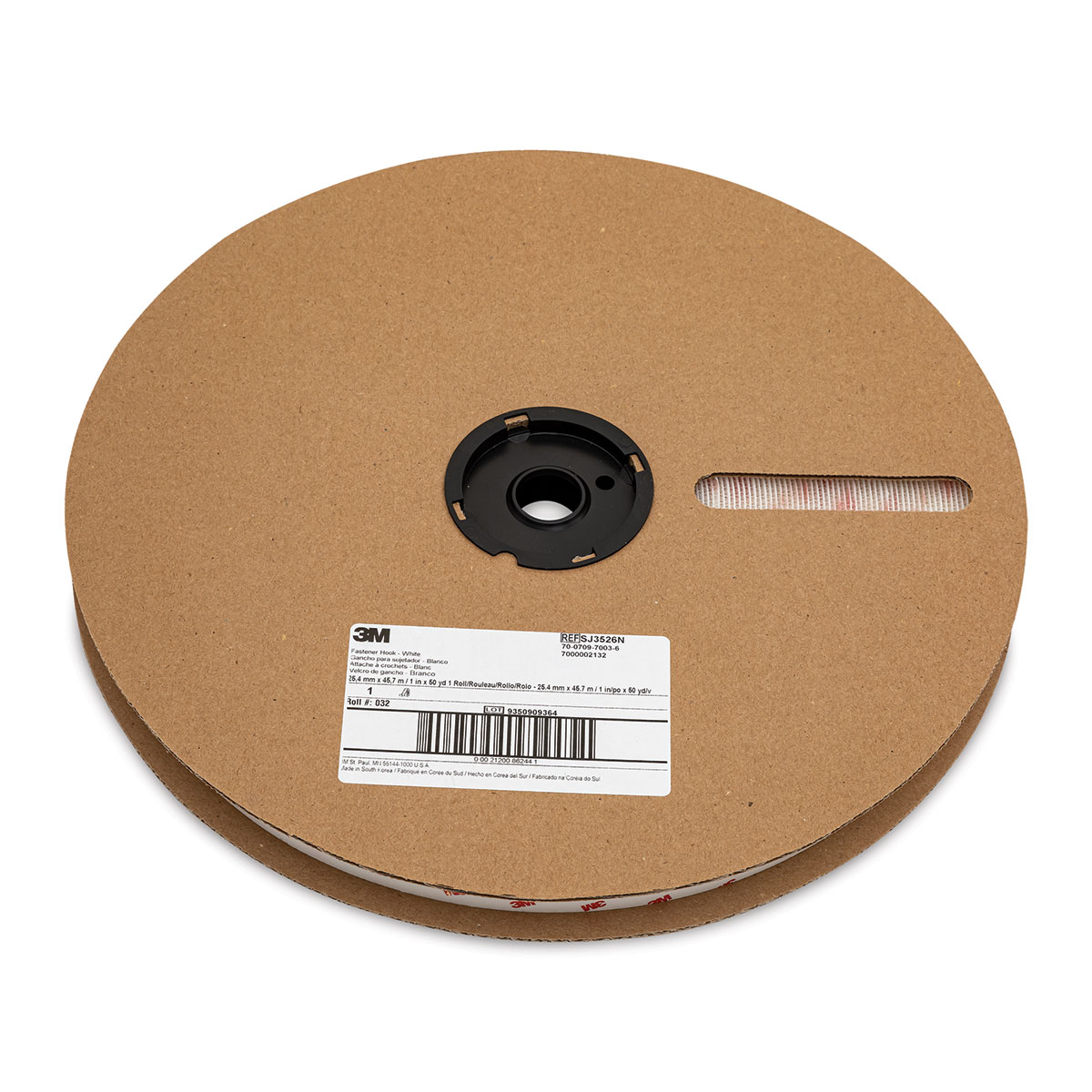 Scotch Reclosable Fastener 1" x 50 yd, White, Hook Tape Michaels