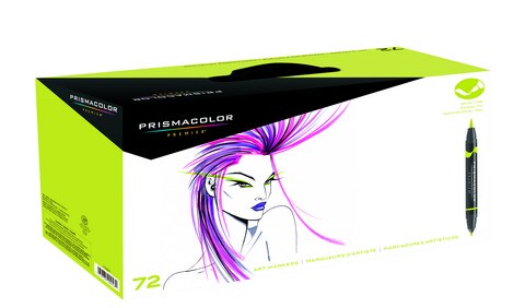 Prismacolor Brush / Fine Tip Marker 72Ct Set