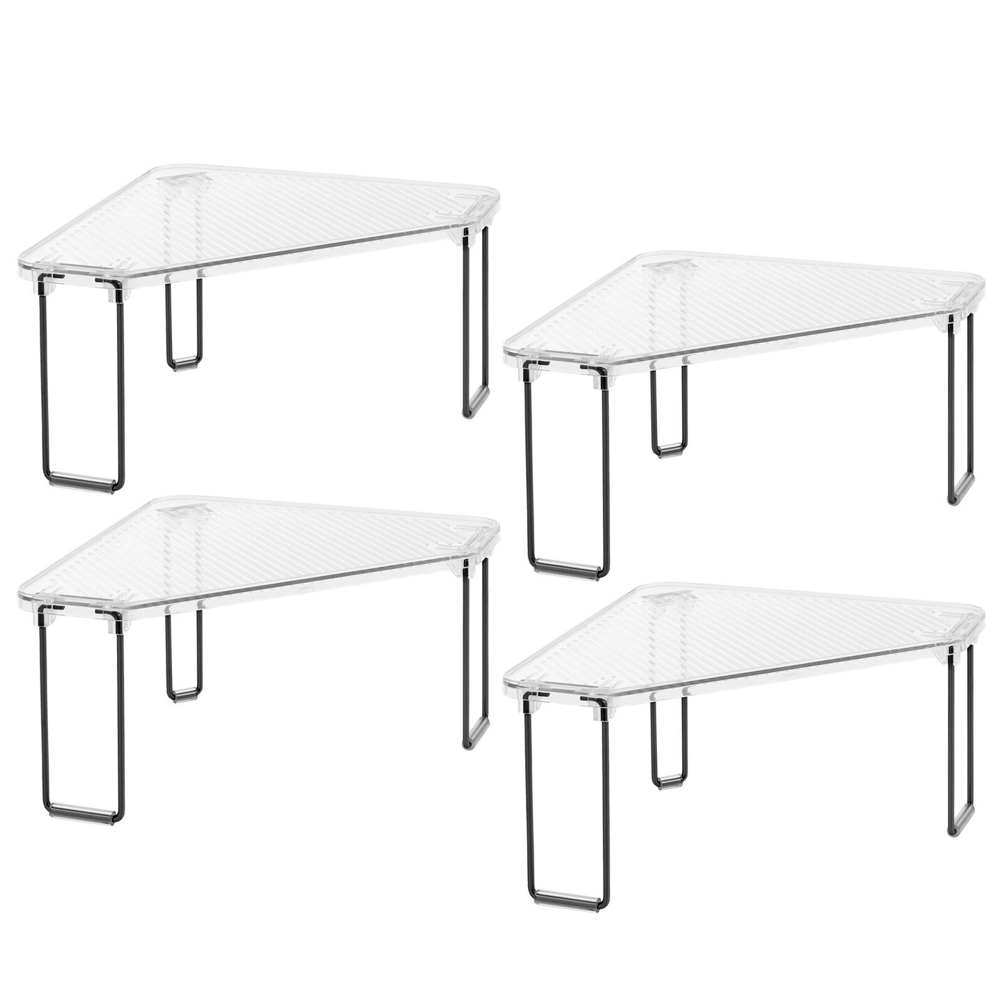 mDesign Corner Stackable Organizer Shelf for Kitchen Michaels