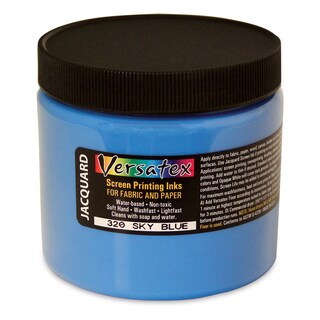 Jacquard Versatex Set Inchiostri Per Serigrafia #2: 8 Colori Semitrasparenti Per Tessuti E Carta
