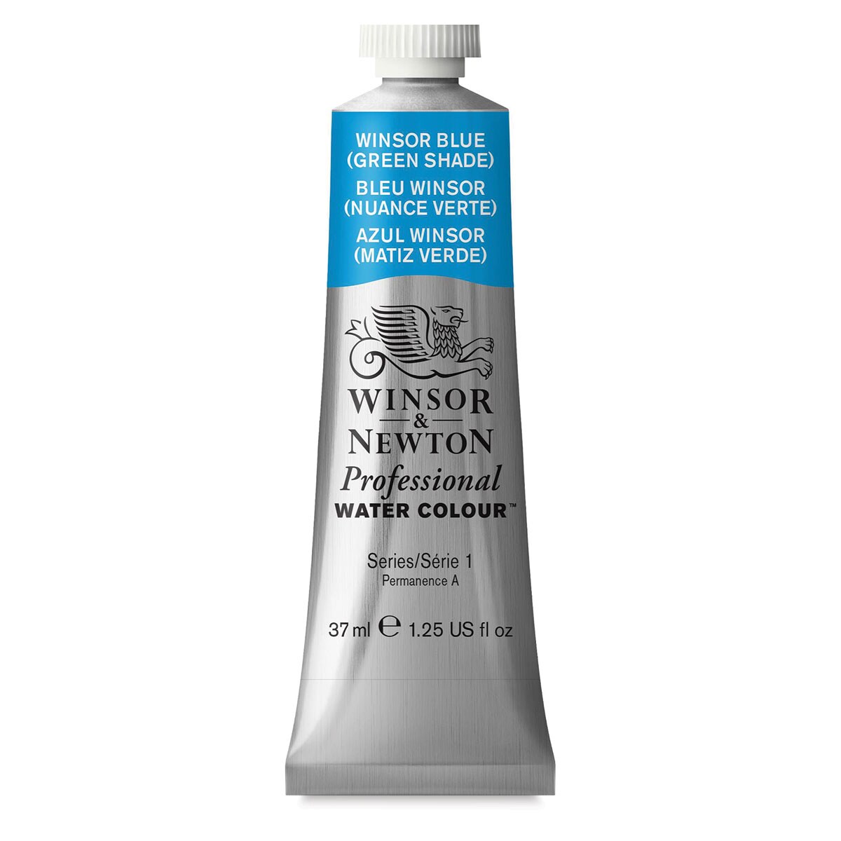 Winsor &#x26; Newton Professional Watercolor - Winsor Blue (Green Shade), 37 ml Tube