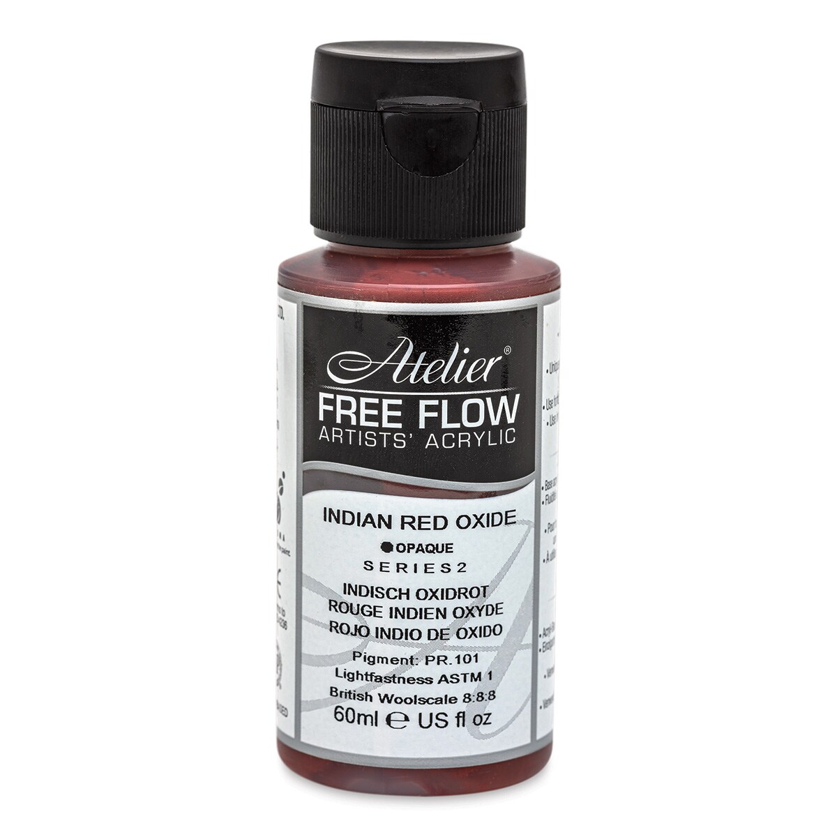 Chroma Atelier Free Flow Acrylic - Indian Red Oxide, 2oz bottle