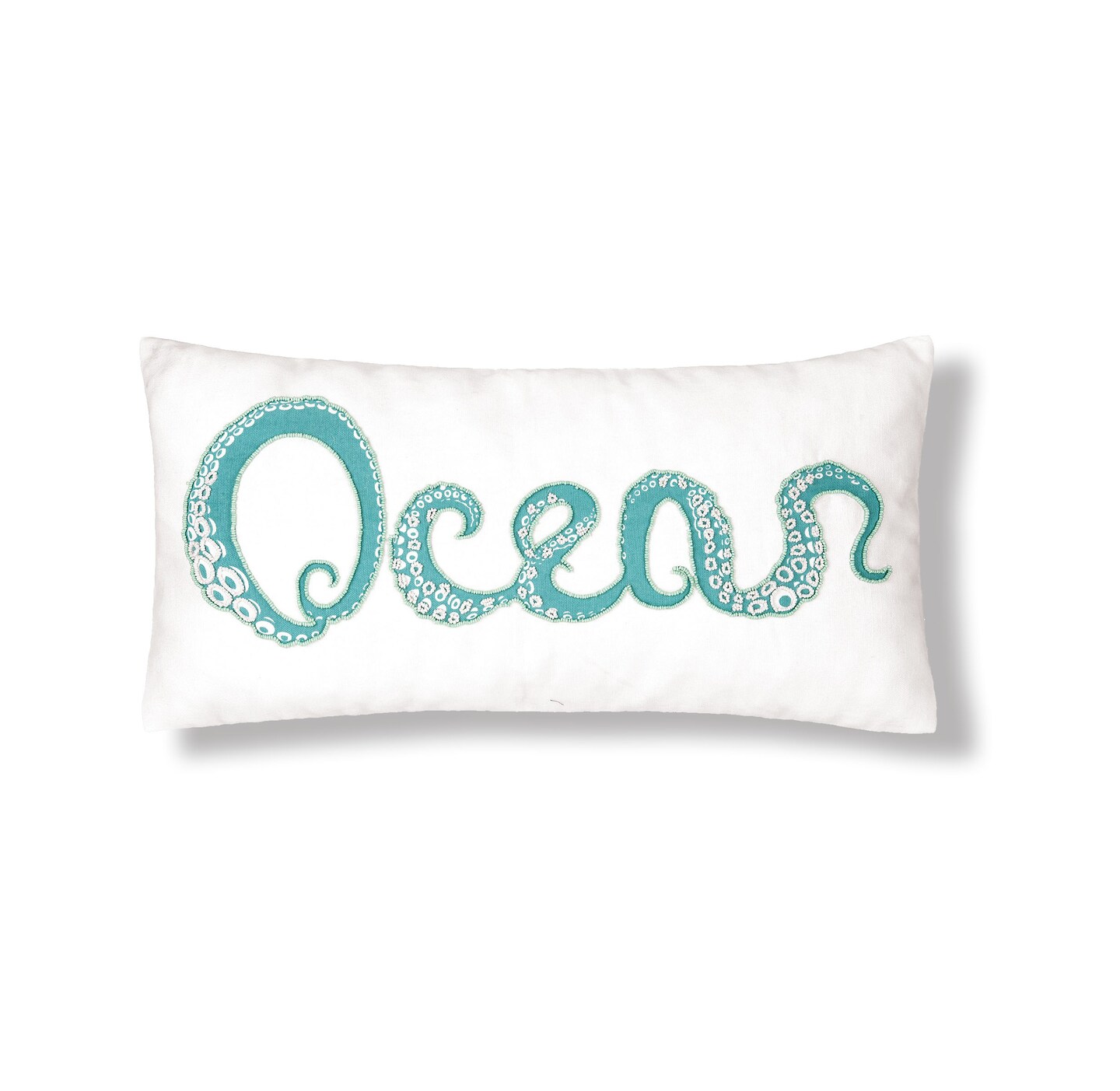 Octi Ocean 14" x 22" Beaded Throw Pillow Michaels