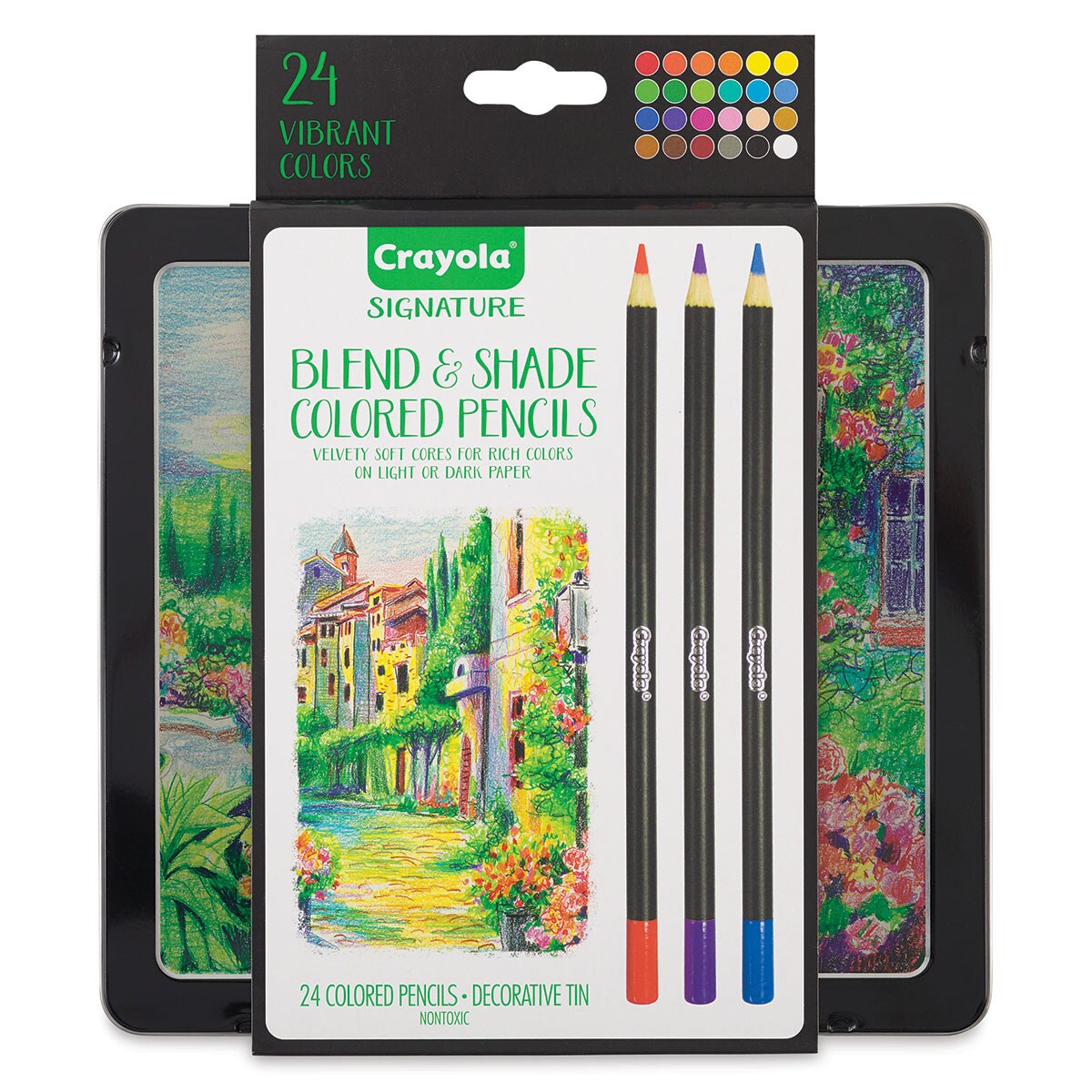 Crayola Signature Blend &#x26; Shade Colored Pencils - Set of 24