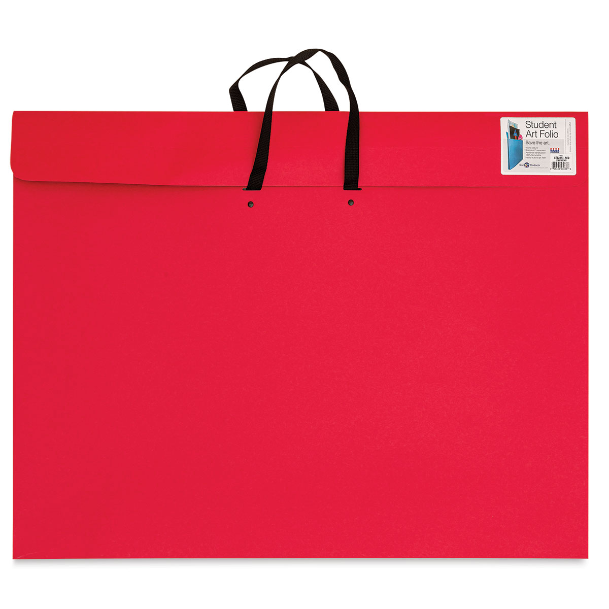 Star Products Student Art Folio with Handles - Red, 23&#x22; x 31&#x22;