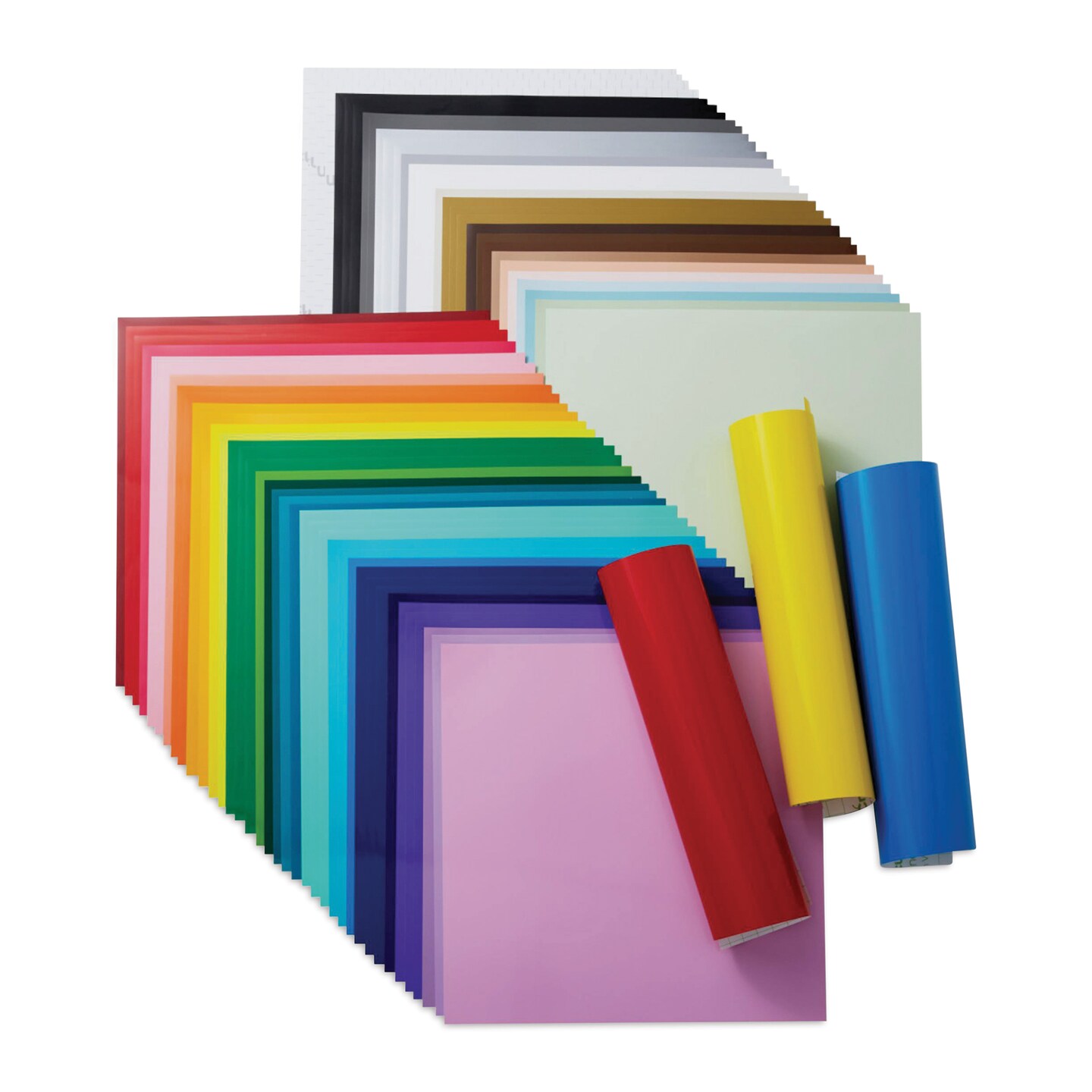 Cricut Permanent Vinyl - Ultimate Sampler, 12" x 12", 70 Sheets