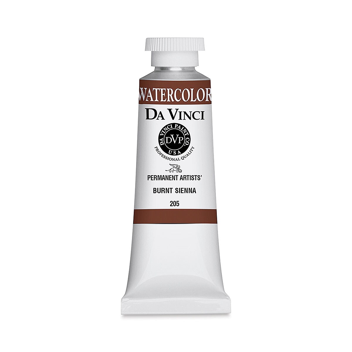 Da Vinci Artists' Permanent Watercolor - Burnt Sienna, 37 ml tube ...