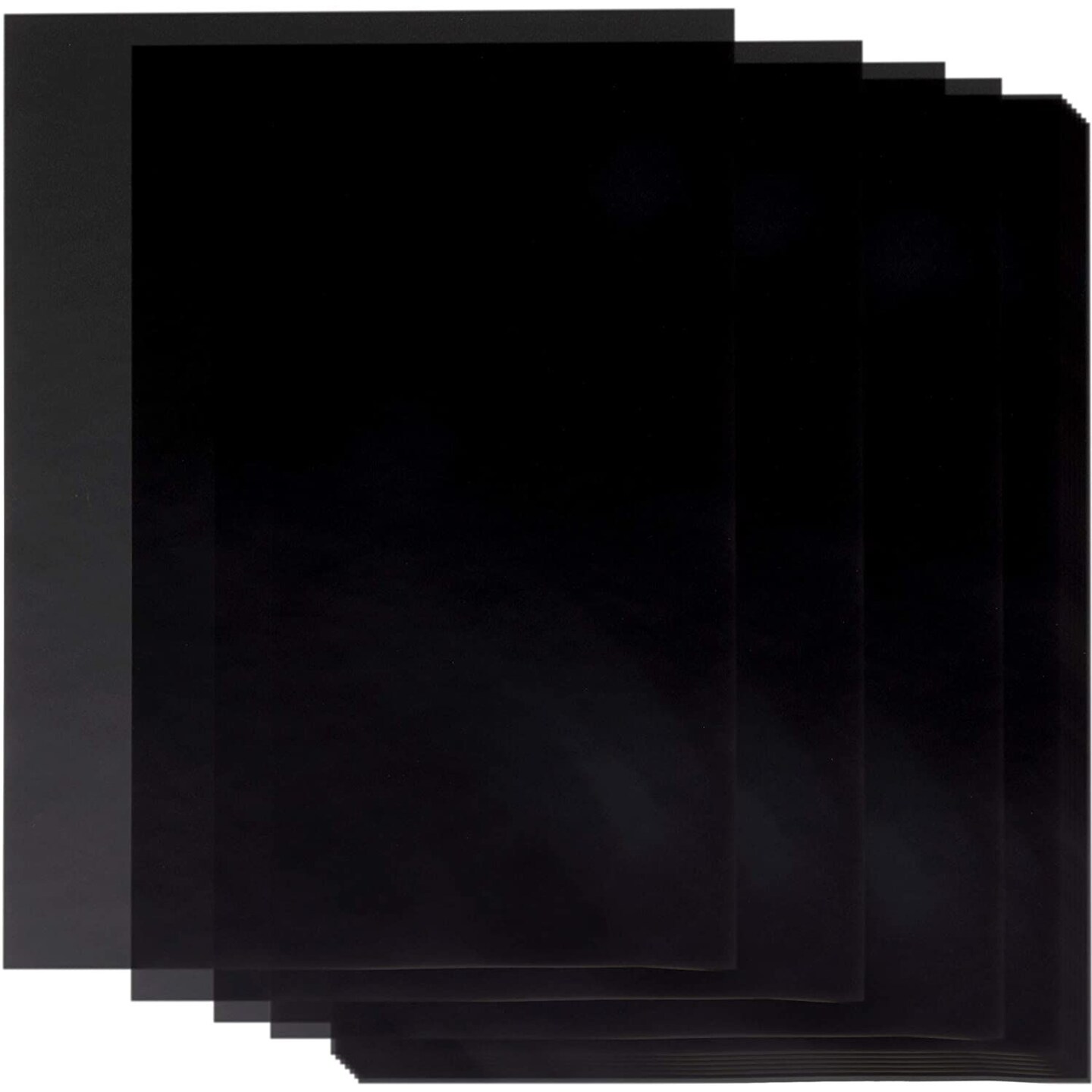 50 Sheets 8.5 x 11 in Vellum Paper - 100GSM Printable Tracing Paper for Invitation, Tracing, Sketching - Black